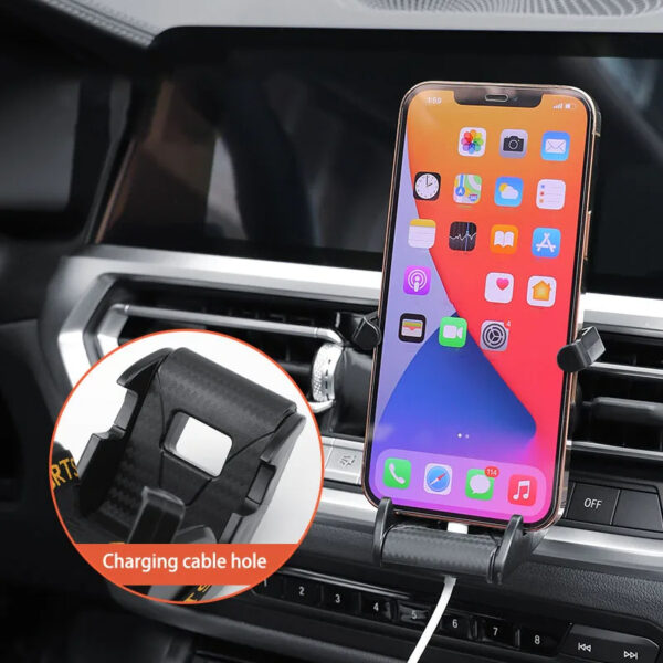 Racing Seat Shape Car Phone Holder Auto Air Vent Mobile Phone Clip 360 Degree Rotatable Car Cellphone Rack For Car Interior - Image 3